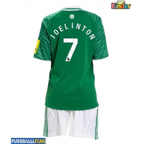 Newcastle United Joelinton #7 Auswärts Trikotsatz Kinder 2025-26 Kurzarm (+ Kurze Hosen)